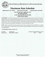 Max Rate Schedule